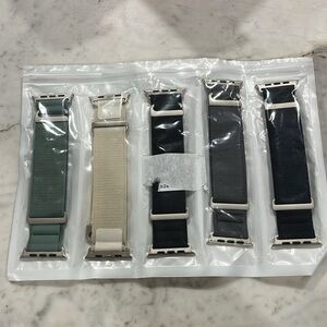 Set of 5 Watch Band Alpine loop